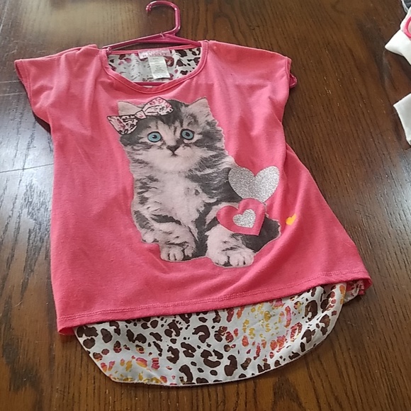 High low cat shirt size M - Picture 1 of 3